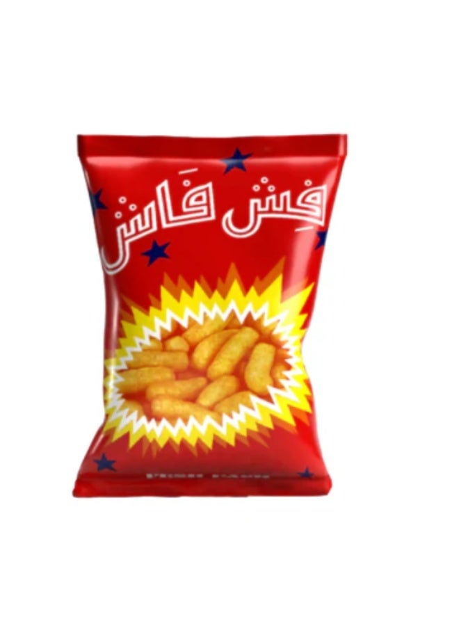 Fesh Fash Fish Fash Spicy Snack – Crunchy Seafood-Flavored Chips | Family Pack 75g - Image 1